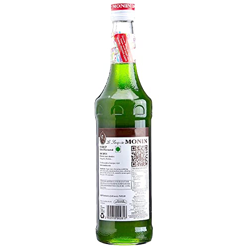 Image of Monin Kiwi Flavoured Syrup, 700 ml, Green, Medium
