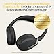 Jabra Evolve2 65 Flex - Stereo-Bluetooth-Headset mit Wireless-Charging-Pad, geräuschunterdrückender Jabra ClearVoice Technologie und hybrider ANC - für MS Teams zertifiziert - Schwarz