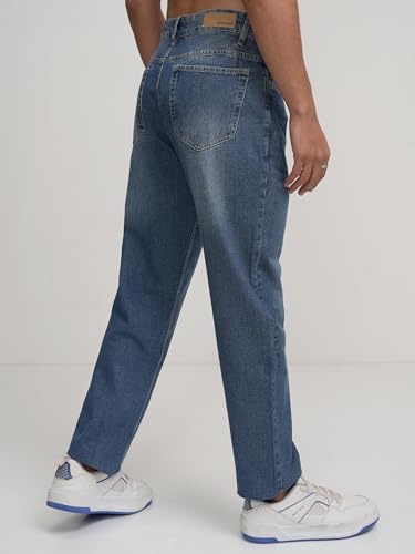 Image of Highlander Men's Straight Fit Jeans | Stretchable | Everyday Comfort & Style| Jeans for Man