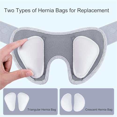Faja de Hernia para Hombre, Soporte Escrotal Ajustable L miniatura 7