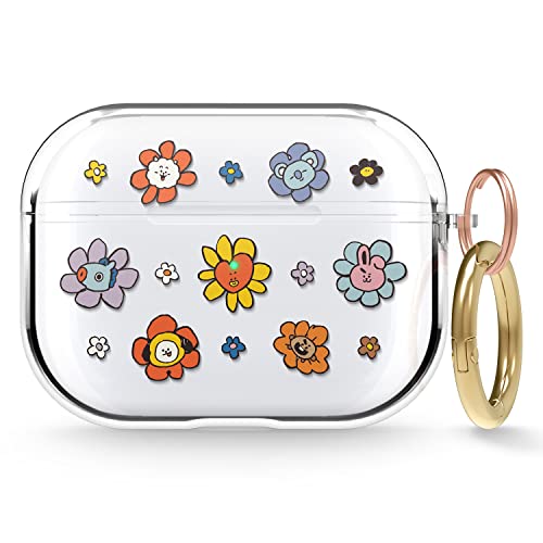 Elago L Bt21 Flower Clear Case Compatible With Apple Airpods Pro, Durable Tpu Material, Reduced Yellowing, Clear Protection, Supports Wireless Charging [Official Merchandise] (Flower Garden) #TOP19