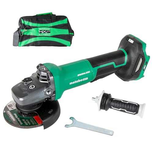 Metabo HPT 36V MultiVolt Cordless Brushless Variable Speed Paddle Switch Angle Grinder, 4-1/2