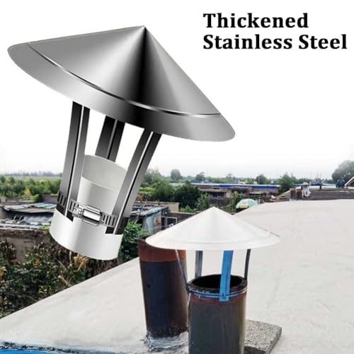 Caperuza para chimenea de acero inoxidable de alta resistencia y durabilidad para tejados 3