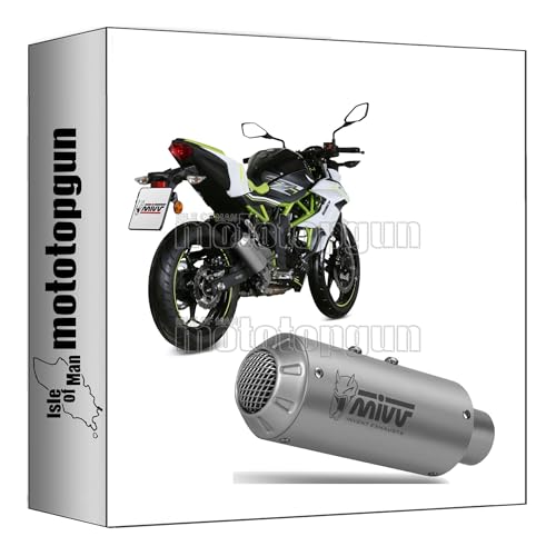 Made in Italy mivv scarico racing nocat mk3 inox compatibile con kawasaki z125 z-125 2023 2024 mototopgun