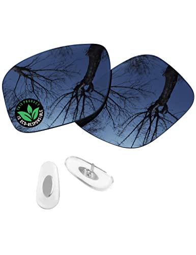 Image of Raydi Polycarbonate Replacement Lenses & Nosepads for RayBan Chromance RB4264 58mm Square Sunglasses