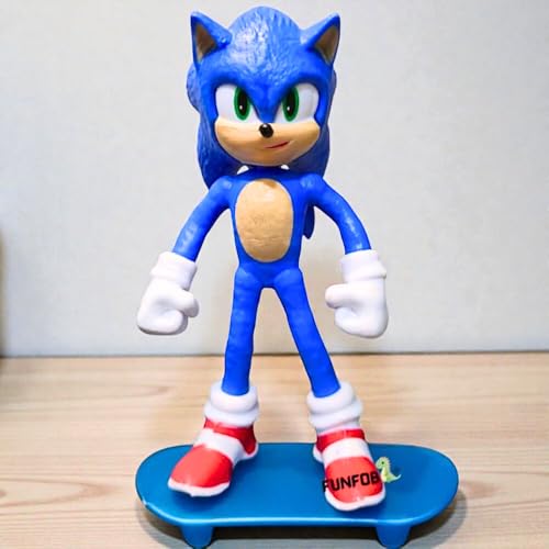 Image of FUNFOB Action Figure Height -15cm | Big Size | Collectible for Anime Fans PVC Multicolour | Su-nic Blue