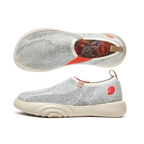 UIN Casual Slip on Shoes for Women Fashion Sneakers Art Painted Lightweight Walking Shoes for Women's Everyday Comfort Wear