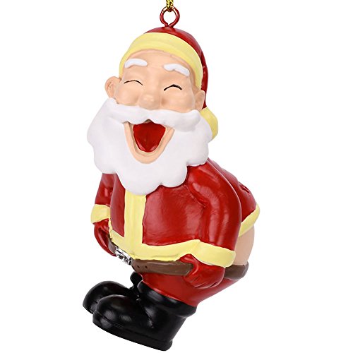 Tree Buddees Funny Mooning Santa Claus Christmas Tree Ornament #TOP2