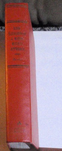 Ionic equilibrium: A mathematical approach (Add... B0006AYON8 Book Cover