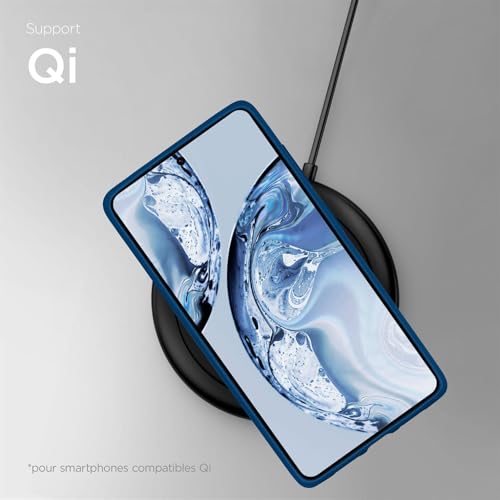 Coque Samsung S26 silicone ONEFLOW bleu protection camera