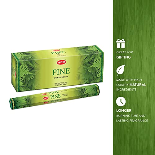 Hem Pine Incense Stick,20 Sticks Each- 6 Pack #TOP3