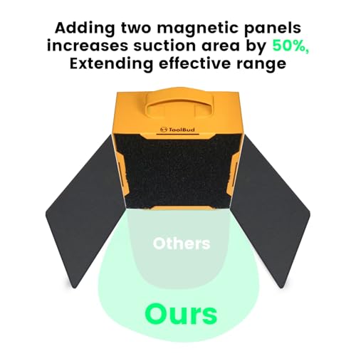 Image of Upgraded ToolBud Solder Fume Extractor with Removable Magnetic Flaps | Portable, High-Efficiency Solder Smoke Absorber for Soldering, DIY, & Art | Compact Design for Clean Air