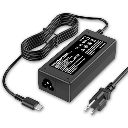Chargeur universel USB C 65W pour PC portable HP Lenovo Dell et Chromebook