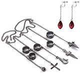 [趣味オンライン] ハンター×ハンター クラピカ コスプレ 腕輪 ブレスレット 指輪 イヤリング 耳飾り コスプレ道具 [並行輸入品]