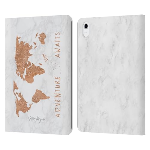 Coque tablette iPad Air 2022 portefeuille cuir Nature Magick
