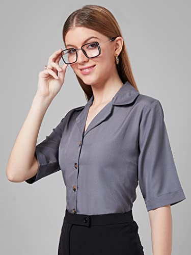 Image of Style Quotient Women Purple Formal Shirt