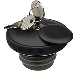 Ventilador Para Harley Davidson Iguana Custom Parts - Tapón de Gasolina Negro Mate con Llave ventilado, valido para Harley Desde 1996 hasta Hoy Sportster, Dyna, Softail o Aplicaciones Custom