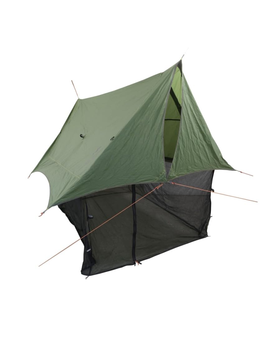 AMAZONAS Moskito Wing Tarp | Outdoor 2-in-1 Tarp Zelt mit Moskitonetz | Hängematten Regen- & Windschutz | Nylon-Ripstop Tarp für Wandern & Camping