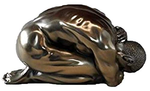 Body Talk Skulptur Akt - Mann, kauernd - #71751