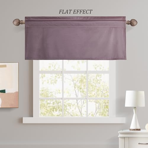 Cortinas de cocina tipo cenefas de lavanda, cortinas cortas para ventanas de salón y cuarto 3