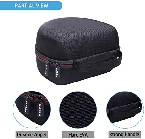 Headphone Case for Audio-Technica ATH-M30X / ATH-M50X / ATH-M40X / ATH-M50xBT2 / ATH-M50xBT2DS Headphones, Black - Thumbnail 5