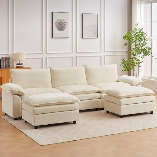 JIEXI Ecksofa Mit Schlaffunktion, Sofas Und Couchs, Modulares...