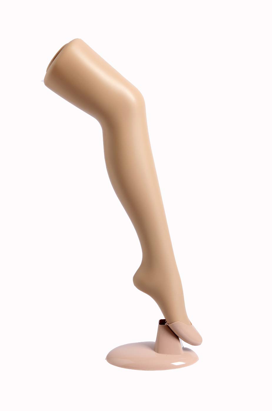 Euroton Female 75cm Light Skin Tone Plastic Leg Mannequin Legstock for Display