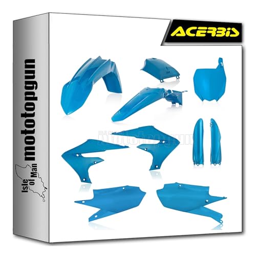 Kit cache carenage bleu Acerbis pour réparer les plastiques cassés de Yamaha YZF 450
