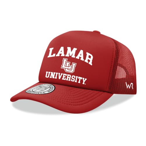W Republic Lamar Cardinals Seal Hat, Red - NCAA Officially Licensed Apparel