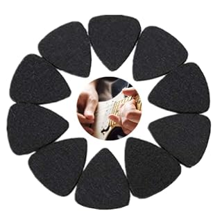 10 PCs Guitare Médiators Feutre En Laine De Guitare Choisis Ukulélé Choisis Des Plectres En Cuir Massif Mince Guitare… - Les Beatles, Paul McCartney, John Lennon, RIngo Starr, George Harrison