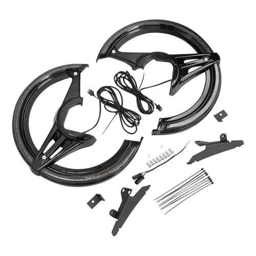 Couvercle de rotor frein moto avec lumière pour résoudre le manque de visibilité GL1800