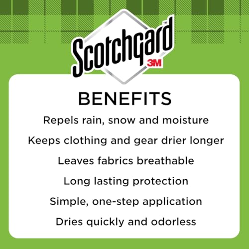 Image of Scotchgard Outdoor Water Shield Fabric Protector Spray, Heavy Duty Water Repellent for Tents, Jackets, Backpacks, Patio Furniture and Outdoor Cushions - 3-Pack (10.5 oz Each)