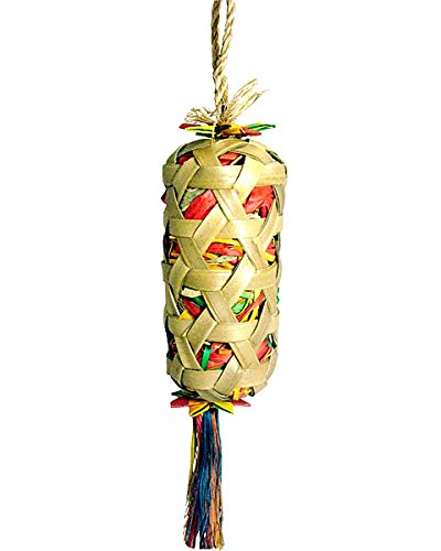 Planet Pleasures Foraging Cylinder Bird Toy, Small