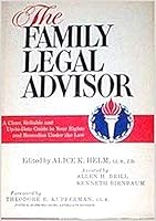 The Family Legal Advisor B0015IQ00A Book Cover