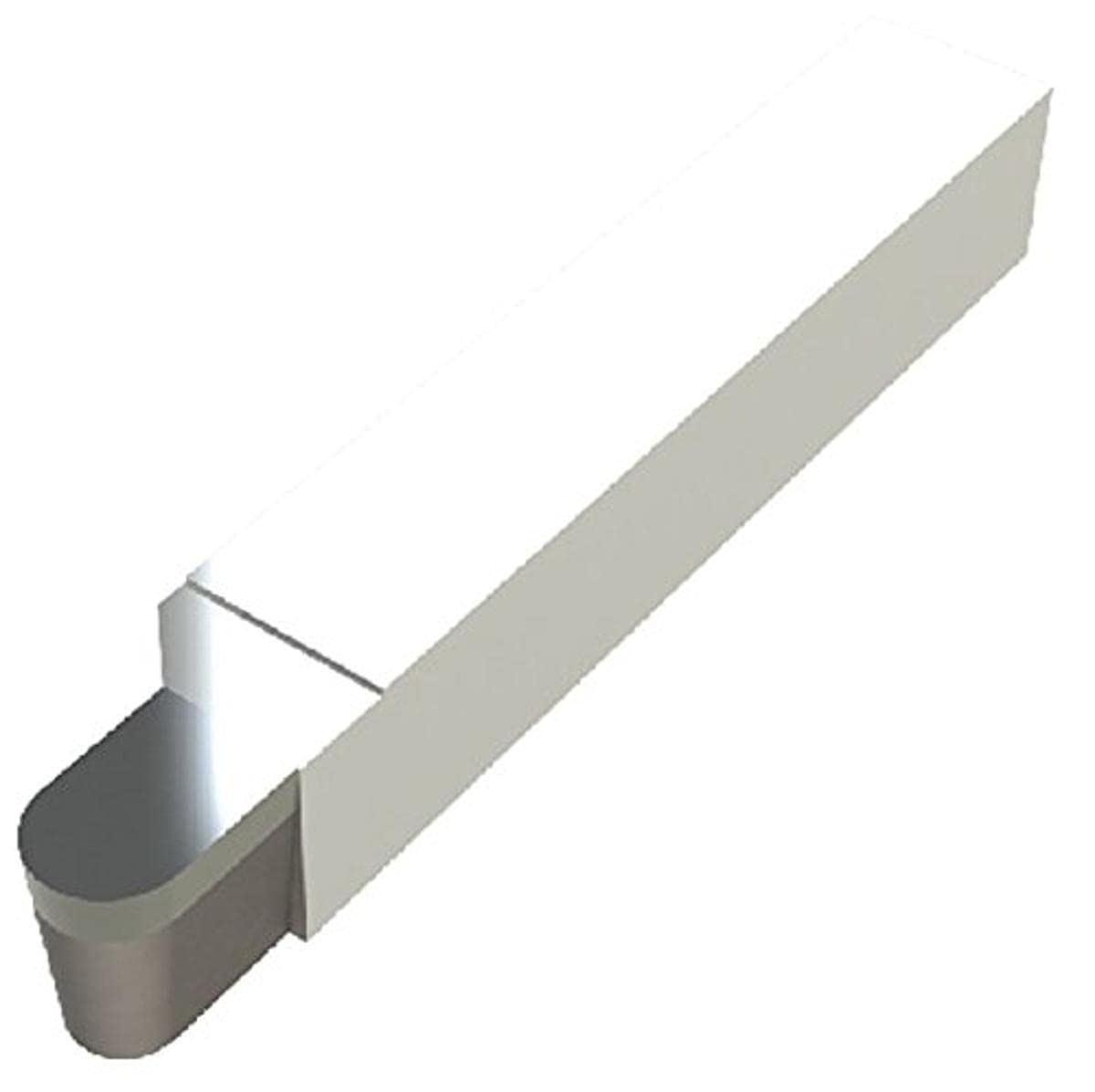 FRT-2 Grooving Tool - FRT Style - Brazed, 1/16 Radius, 1/8 Width, 3/8 Proj, 3/8 Square Shank, 2-1/2 OAL, Uncoated