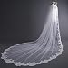 Olydmsky Velo Novia,Vestido de Boda de Velo de Novia Sencillo 118 Pulgadas...