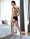 ohyeahlady Sexy Bodystocking Ouvert Herren Große Größen Sissy Unterwäsche Desssous Reizwäsche Erotisch Catsuit Gay Spitze Fishnetz Mankini Negligees Lingerie Netz Bodysuit Netzstrümpfe Schwarz,L-XXL