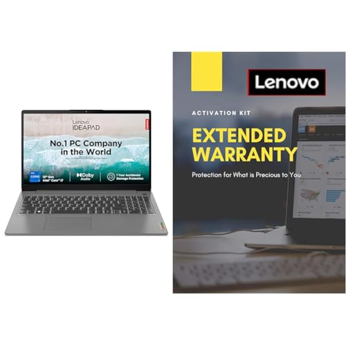 Image of Lenovo IdeaPad Slim 3, Intel Core i7-1255U, 12th Gen, 16GB RAM, 512GB SSD, FHD IPS, 15.6 inch /39.62cm, Windows 11, MS O 2 Year Extended Warranty with Onsite Service (5WS0K75664)
