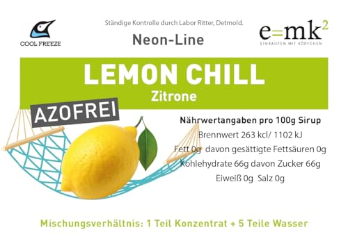 Slush Eis Sirup | weiße Zitrone || Konzentrat 1:5 | 5 Liter Kanister | Azo- Glycerin Frei | geeignet für Ninja Slushy Maschine | Premium-Qualität direkt vom Hersteller – Bild 6