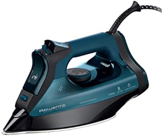 Rowenta DW7180 Everlast 1750-Watt Anti-Calc Steam Iron Stainless Steel Soleplate with Auto-Off, 400-Hole