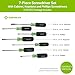 Greenlee 0153-02C 7-Piece Screwdriver Set with Cabinet, Keystone, and Phillips