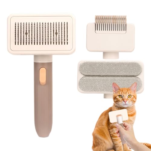 Cepillo de pelo para perros y gatos herramienta de aseo y masaje en casa y exteriores