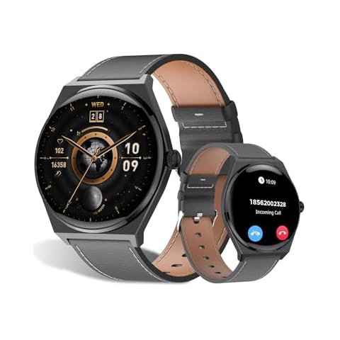 Smart watch1.43-inch high-definition AMOLED color screen , men's and women's smartwatches (answer/make phone calls), fitness tracker with over 100 exercise modes, heart rate/sleep monitor, pedometer Cover