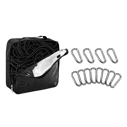 menolana Bungee Cargo Net Cargo Boot Netting Storage Elastic Storage Mesh Net Car Storage Net for Tr