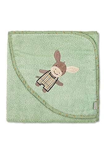 Sterntaler Kapuzenbadetuch 100x100 Emmilius grün