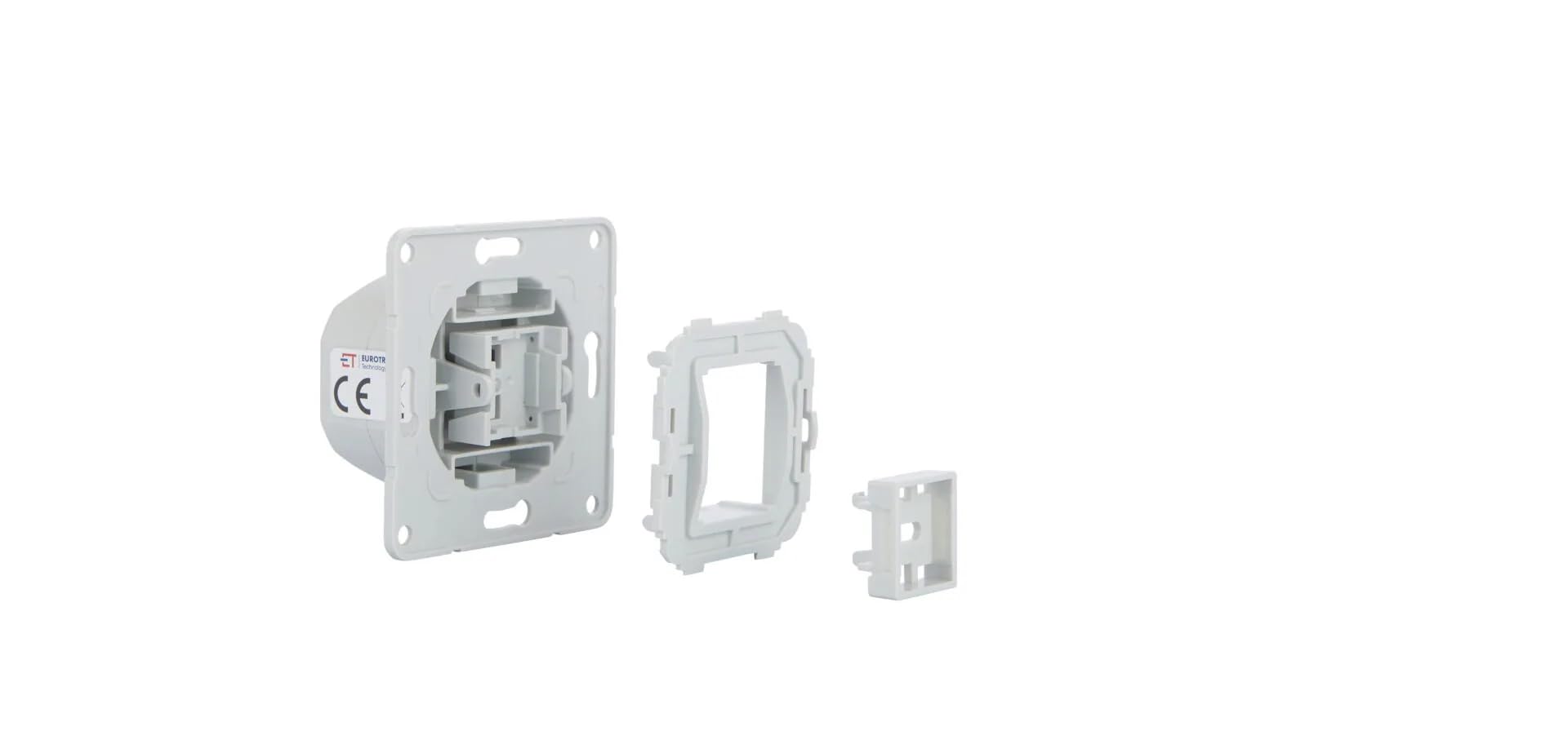 Eurotronic ET Shutter WiFi Rollladenschalter (2,4 GHz WLAN), Grau