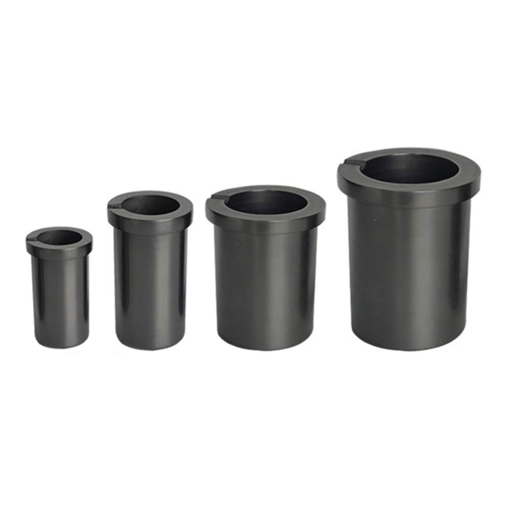VILLCASE 1pièce Crucible Graphite Pot De Fusion Graphite De Haute Pureté pour Or Cuivre Et Laiton Résistance Thermique Et Contamination Minimale