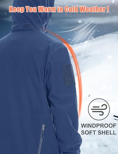 image for MAGCOMSEN Men's Jacket Tactical Performance Waterproof Softshell Jacke