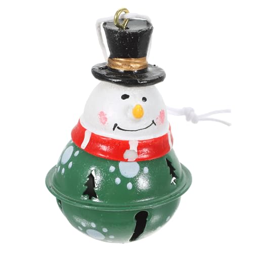 Garneck Christmas Hanging Bell Ornaments Festive Xmas Pendant Decorations for Trees Intricate Detailing for Holiday -Giving and Cheerful Home Decor Jingle Sound Adds Christmas Spirit