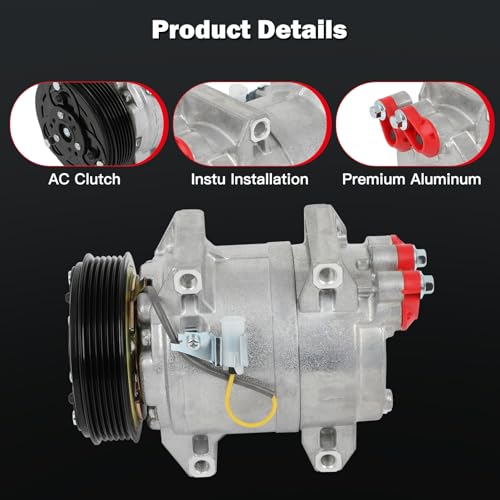Image of cciyu Air Conditioning Compressor for Volvo S60 V70 XC70 XC70 XC90